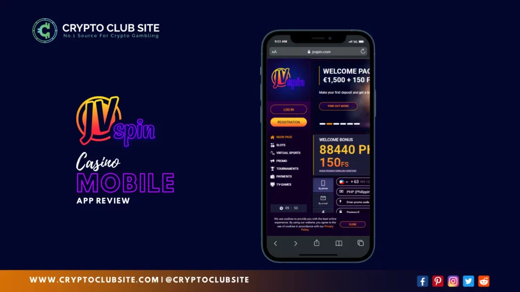 CASINO MOBILE APP REVIEW JVSpin