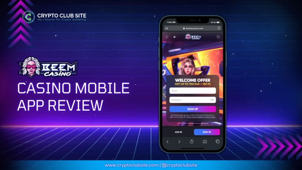 beem casino - casino mobile app review