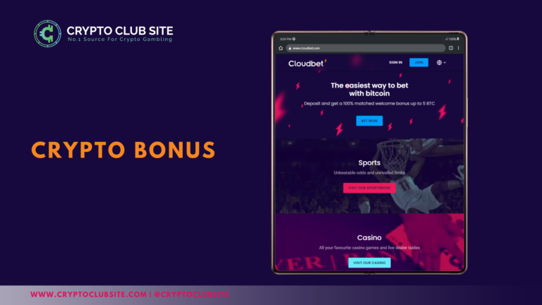 Cloudbet - Crypto Bonus
