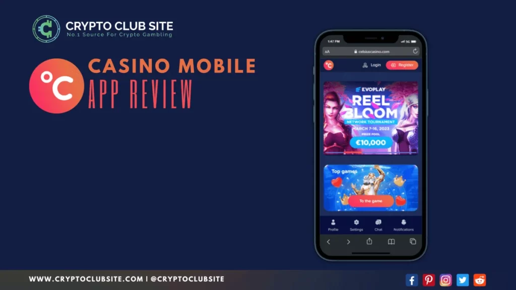 Celsius Casino Review - mobile app review