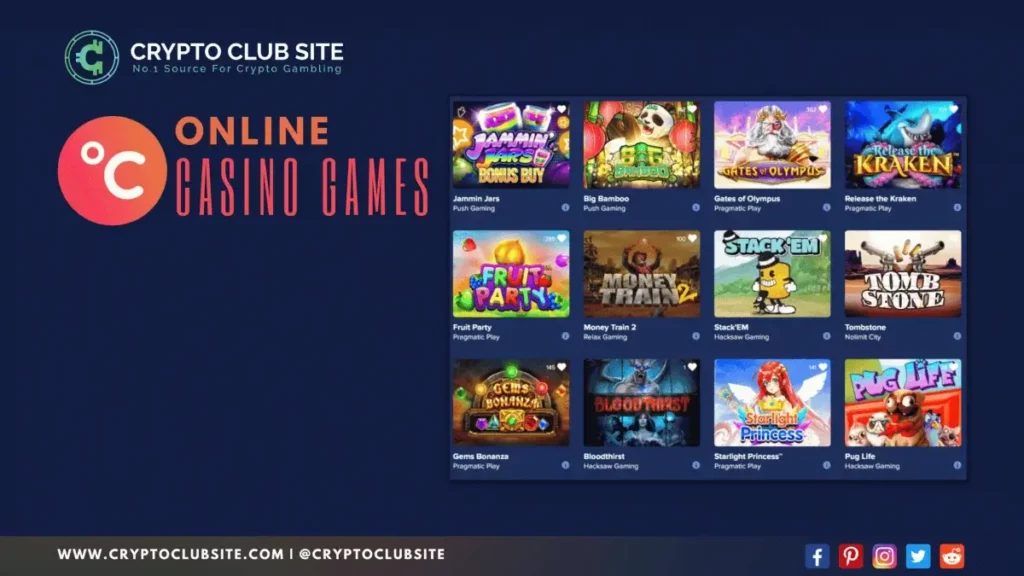 Celsius Casino Review -online casino games