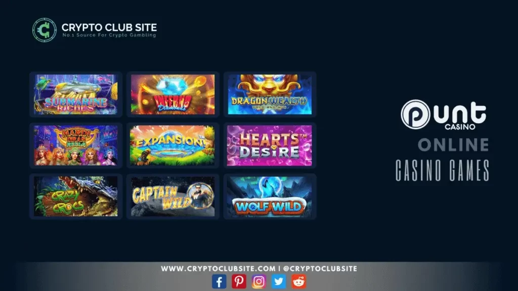 Punt Casino review - online casino games