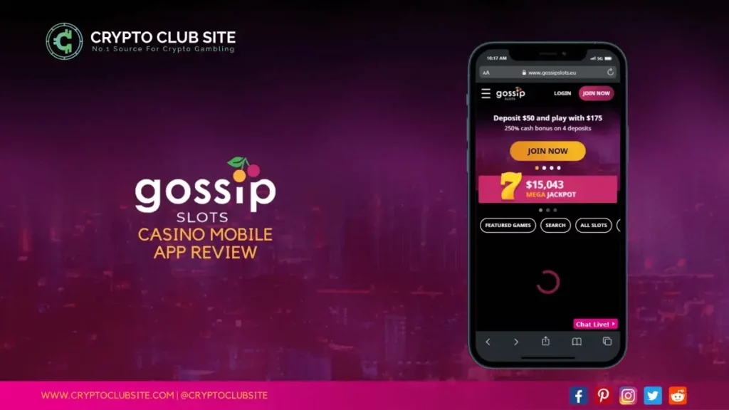 gossip slots review - casino mobile app