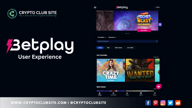 User Experirence - Betplay Casino Review