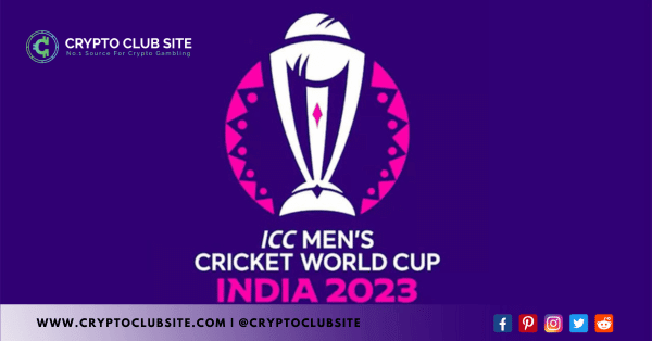 image of a poster of ICC Men's Cricket World Cup 2023 to be held in India