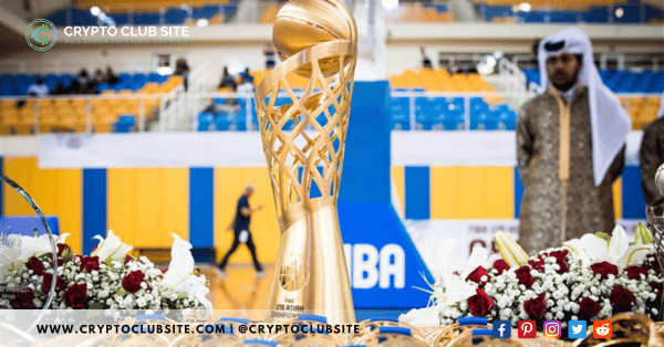 Image of FIBA Under 16 Basketball Trophy.