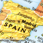 Image of the map of Spain.