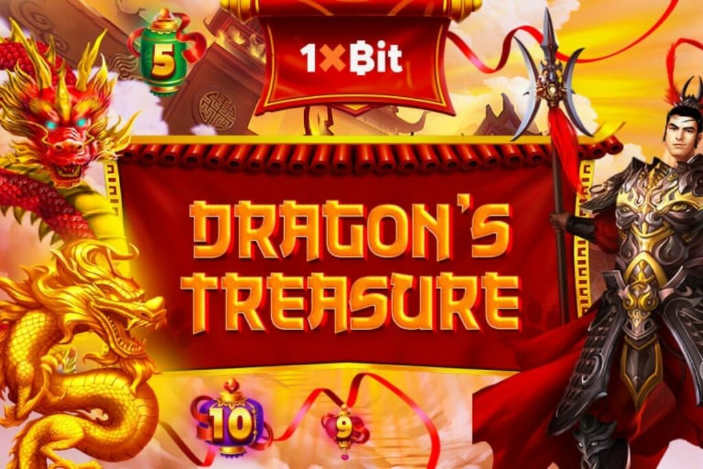 Crypto casino and sportsbook 1xBit reveals Dragon's Treasure and an attractive 600 mBTC prize pool with 300 free spins for its winners.